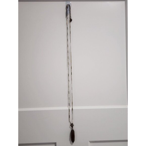 Jan Michaels Victorian Revival Style Pendant Necklace Carnelian Stone Signed - Picture 14 of 16